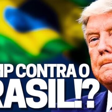 Donald Trump e Elon Musk em conferência, representando uma aliança política que impacta o Brasil.
