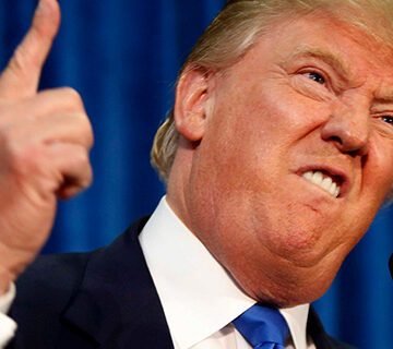 Donald Trump discutindo o plano para reformar o governo dos EUA em um vídeo.