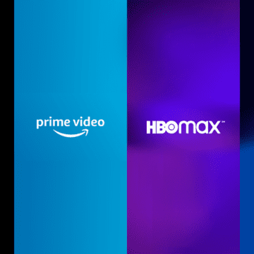 Uma montagem vibrante com logos da Netflix, Prime Video e Disney+, sobrepostos a cenas dos filmes e séries em destaque, transmitindo a sensação de variedade e novidade.