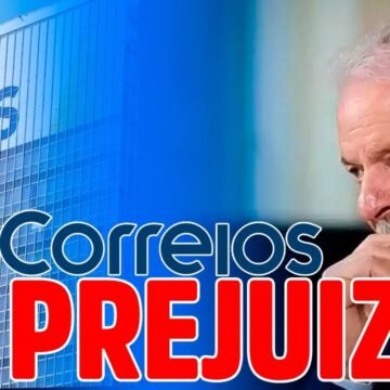 Fachada de uma agência dos Correios com placa de 'Aluga-se', indicando possível risco de despejo.