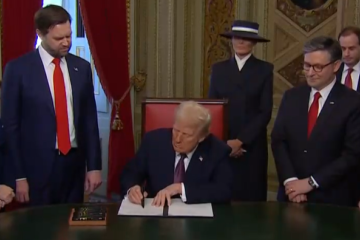 Confira Os Primeiros Decretos de Donald Trump em Seu Retorno à Presidência