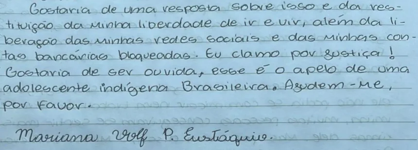 Filha Adolescente de Oswaldo Eustáquio Pede a Moraes Desbloqueio de Contas Bancárias: Entenda o Caso